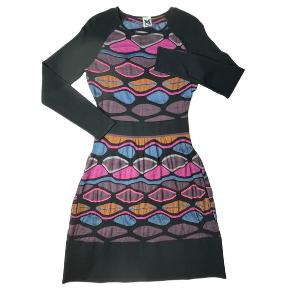 M Missoni iconic multicolor Knit Dress 42/6 signature Missoni Pattern - Picture 4 of 8